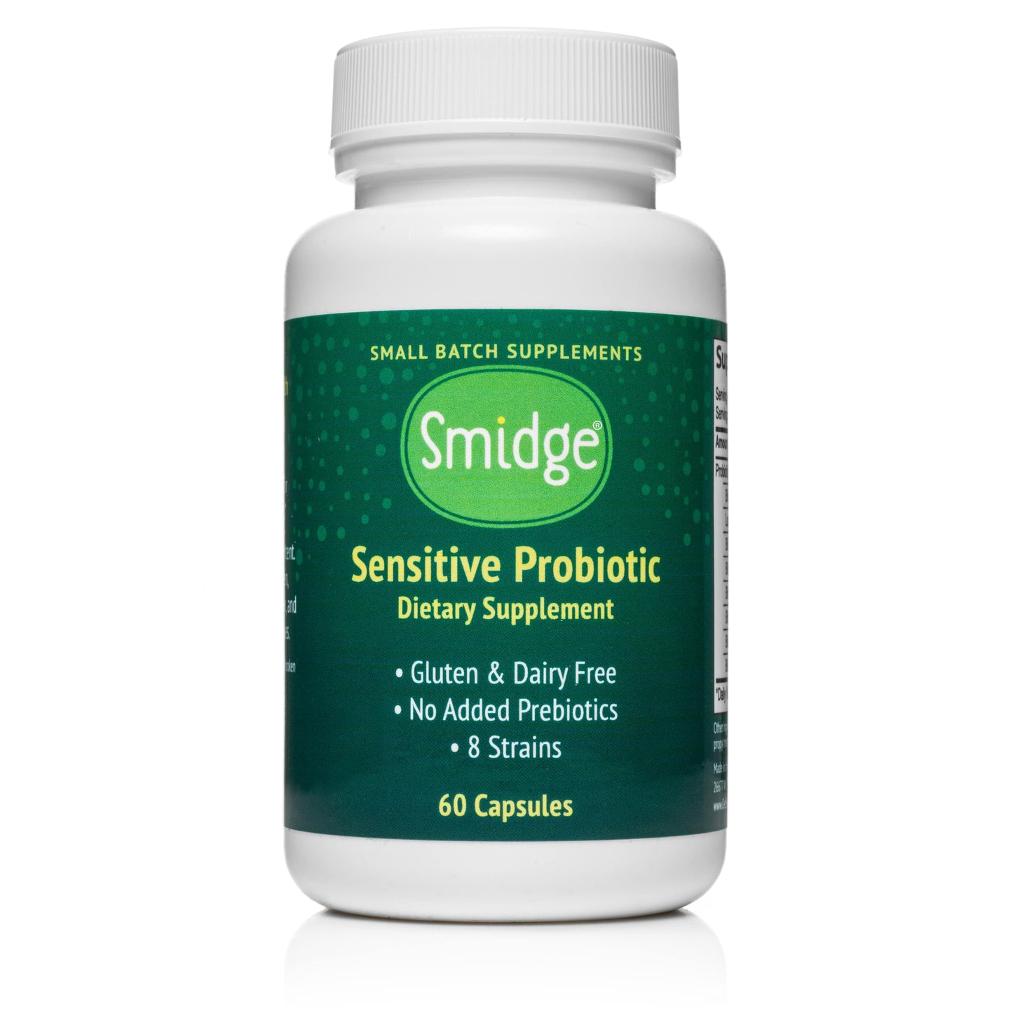 Smidge Sensitive Probiotic 60 Capsules