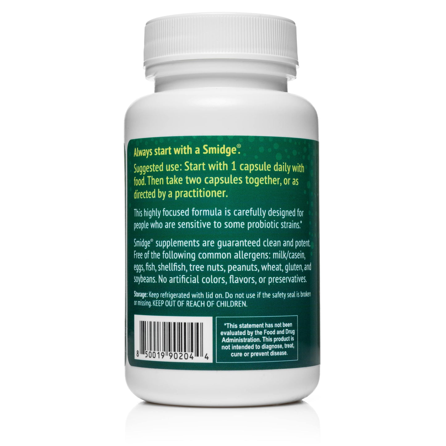 Smidge Sensitive Probiotic 60 Capsules